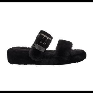 Ugg fuzzy sandals